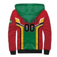 Custom Rugby Guyana Sherpa Hoodie Guyana Warriors Go Champions - Wonder Print Shop