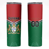 Custom Rugby Guyana Skinny Tumbler Guyana Warriors Go Champions - Wonder Print Shop