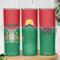 Custom Rugby Guyana Skinny Tumbler Guyana Warriors Go Champions - Wonder Print Shop