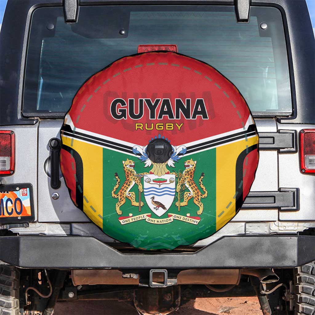 Rugby Guyana Spare Tire Cover Guyana Warriors Go Champions - Wonder Print Shop