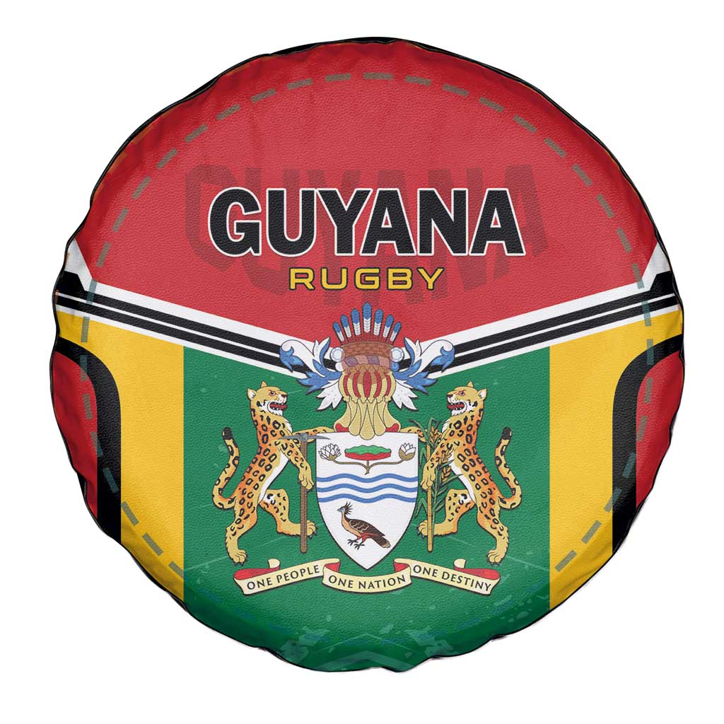Rugby Guyana Spare Tire Cover Guyana Warriors Go Champions - Wonder Print Shop