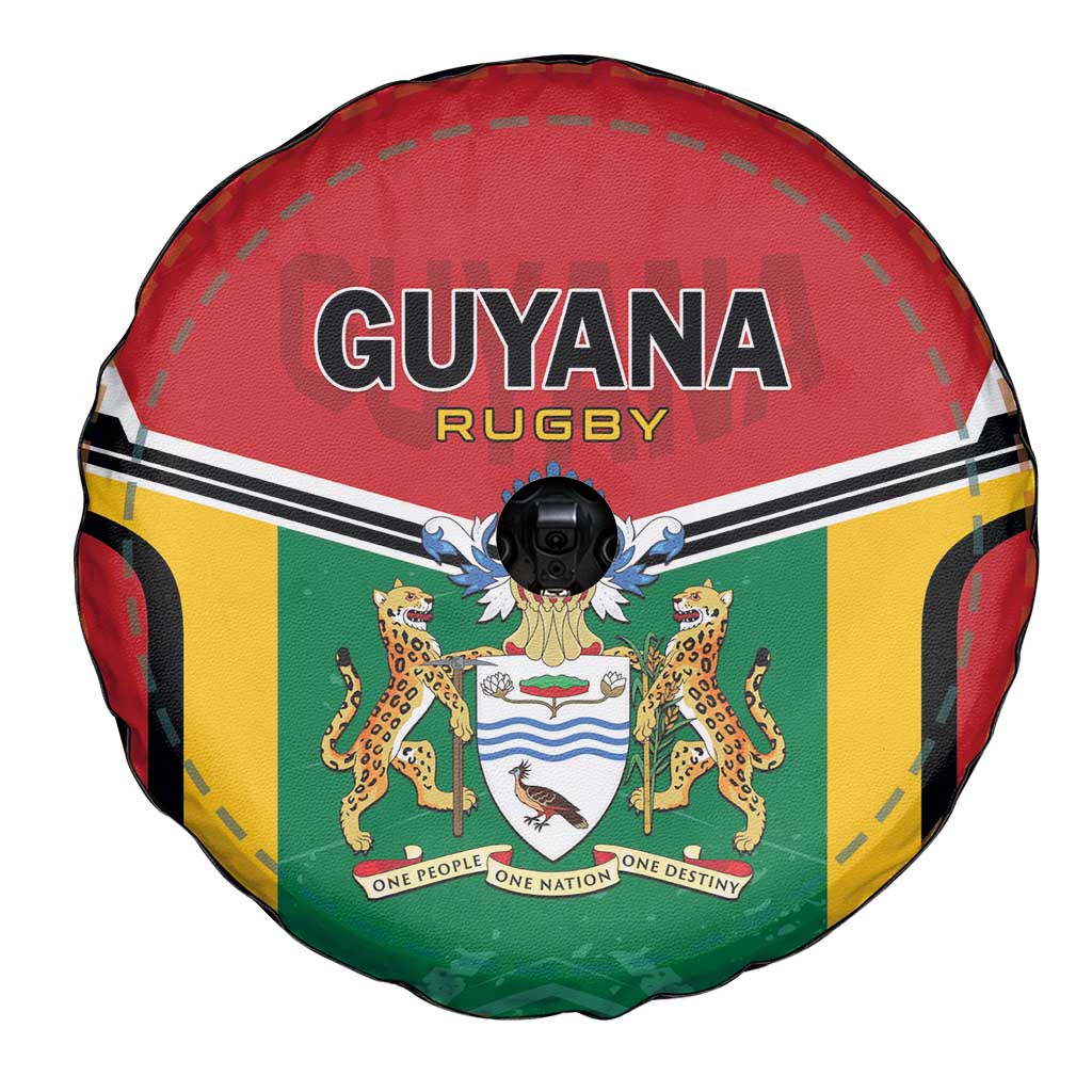 Rugby Guyana Spare Tire Cover Guyana Warriors Go Champions - Wonder Print Shop