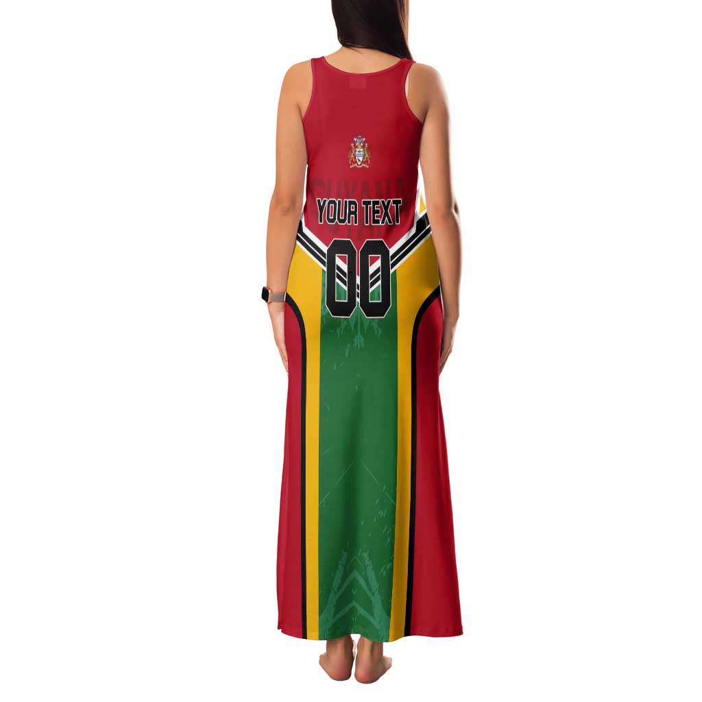 Custom Rugby Guyana Tank Maxi Dress Guyana Warriors Go Champions - Wonder Print Shop