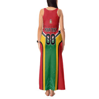Custom Rugby Guyana Tank Maxi Dress Guyana Warriors Go Champions - Wonder Print Shop