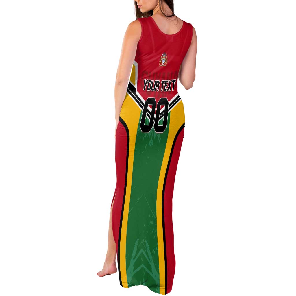 Custom Rugby Guyana Tank Maxi Dress Guyana Warriors Go Champions - Wonder Print Shop