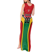 Custom Rugby Guyana Tank Maxi Dress Guyana Warriors Go Champions - Wonder Print Shop