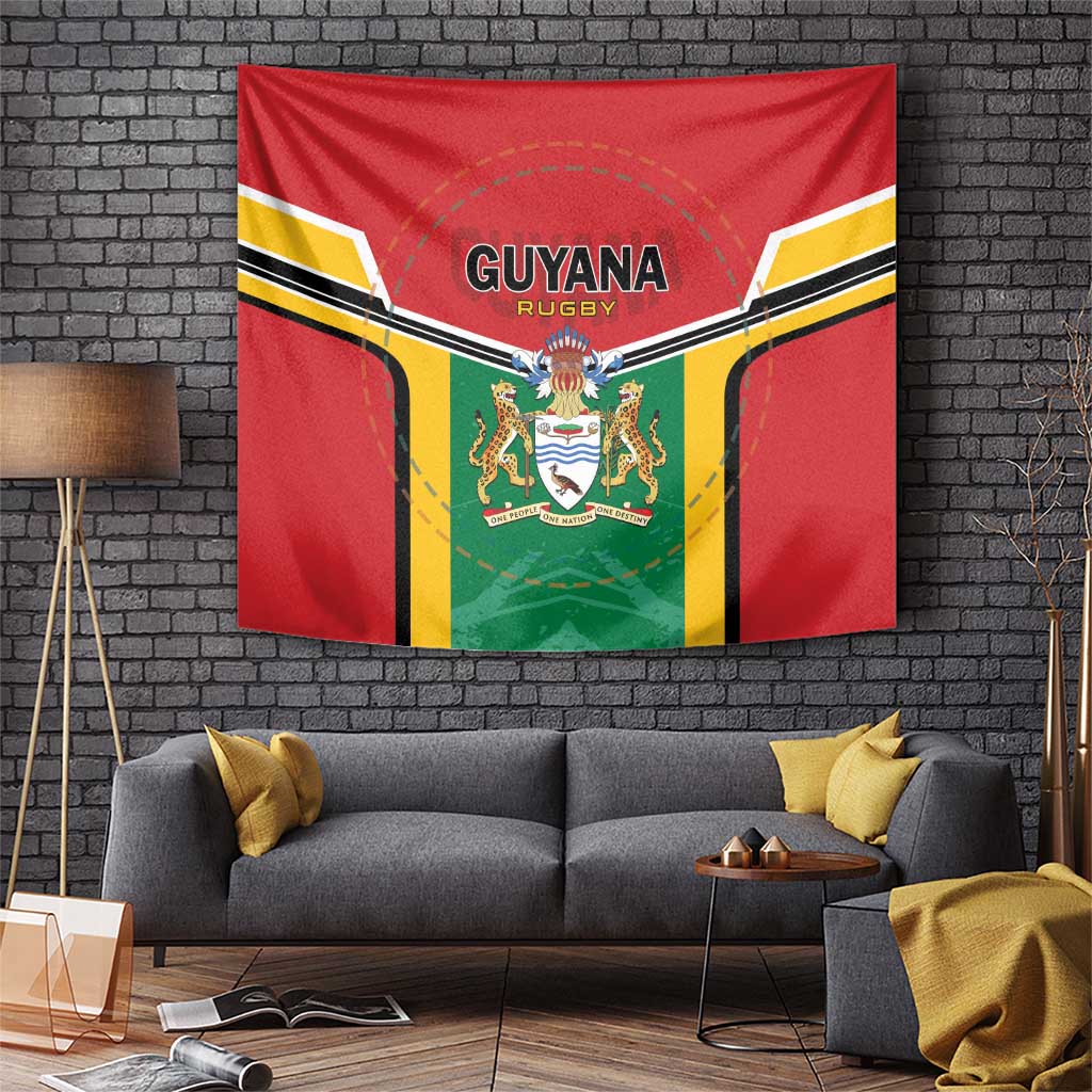Rugby Guyana Tapestry Guyana Warriors Go Champions - Wonder Print Shop