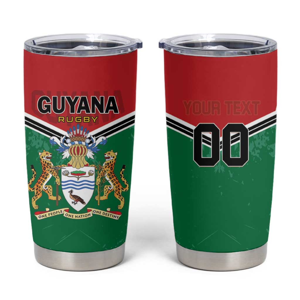 Custom Rugby Guyana Tumbler Cup Guyana Warriors Go Champions - Wonder Print Shop