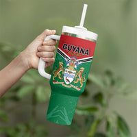 Custom Rugby Guyana Tumbler With Handle Guyana Warriors Go Champions - Wonder Print Shop