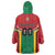 Custom Rugby Guyana Wearable Blanket Hoodie Guyana Warriors Go Champions - Wonder Print Shop