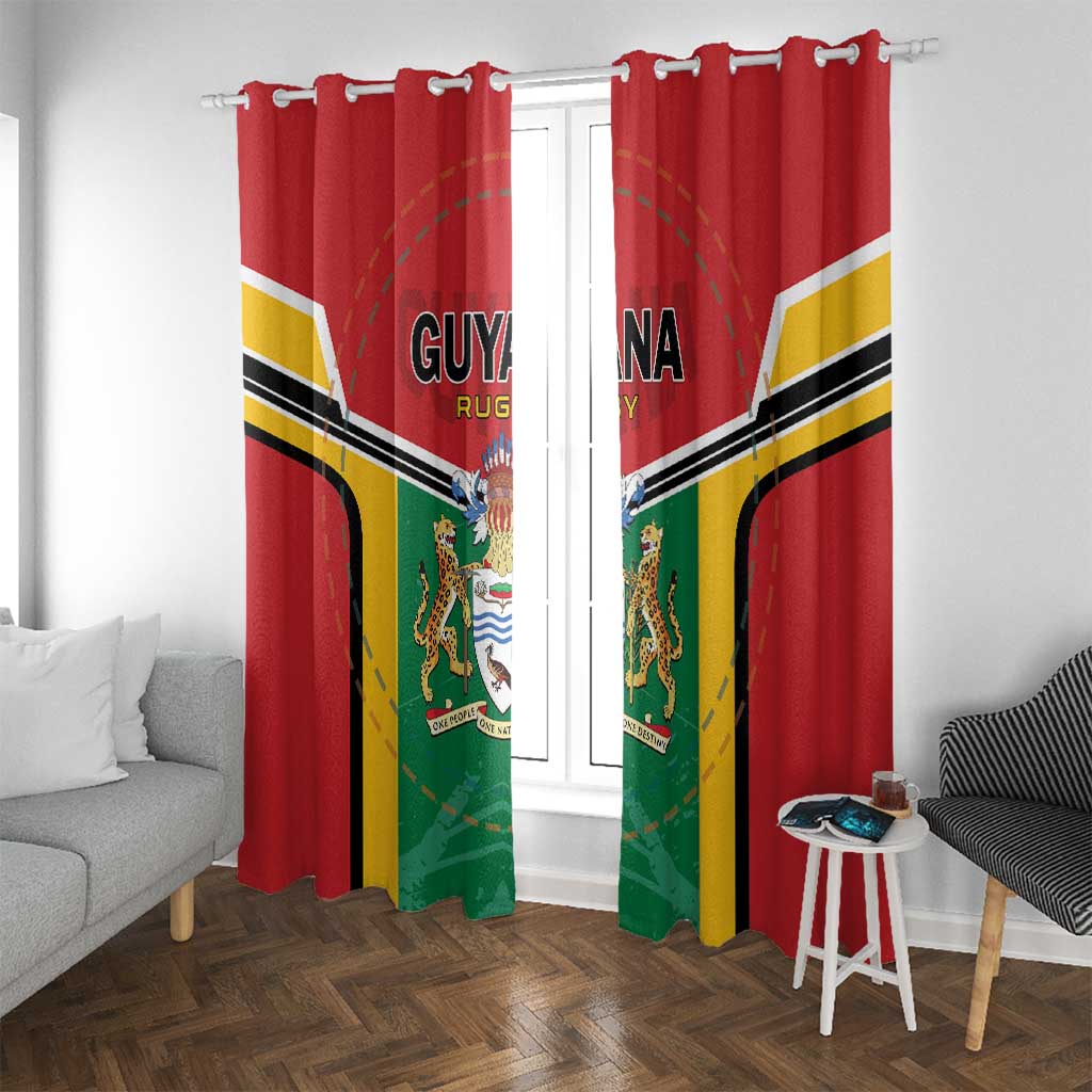 Rugby Guyana Window Curtain Guyana Warriors Go Champions - Wonder Print Shop