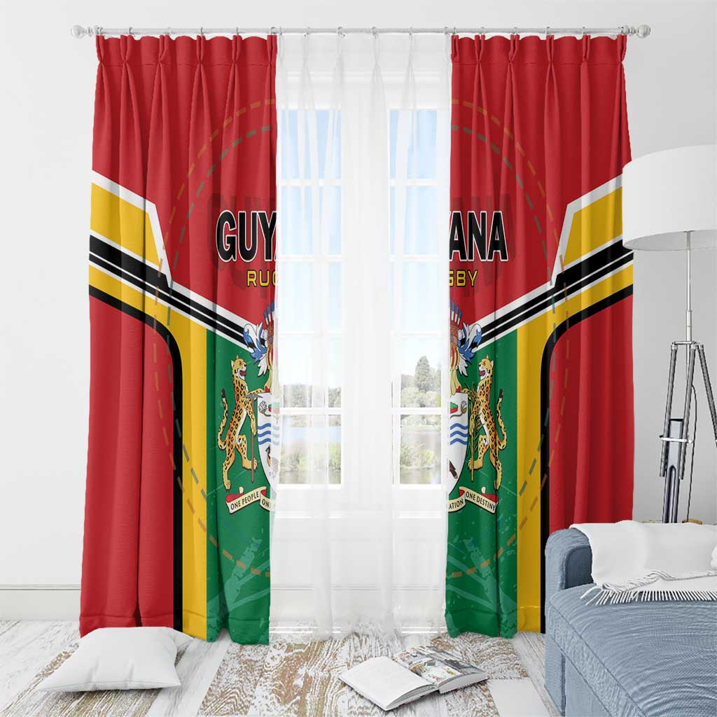 Rugby Guyana Window Curtain Guyana Warriors Go Champions - Wonder Print Shop