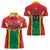 Custom Rugby Guyana Women Polo Shirt Guyana Warriors Go Champions - Wonder Print Shop