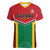 Custom Rugby Guyana Women V-Neck T-Shirt Guyana Warriors Go Champions - Wonder Print Shop