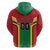 Custom Rugby Guyana Zip Hoodie Guyana Warriors Go Champions - Wonder Print Shop