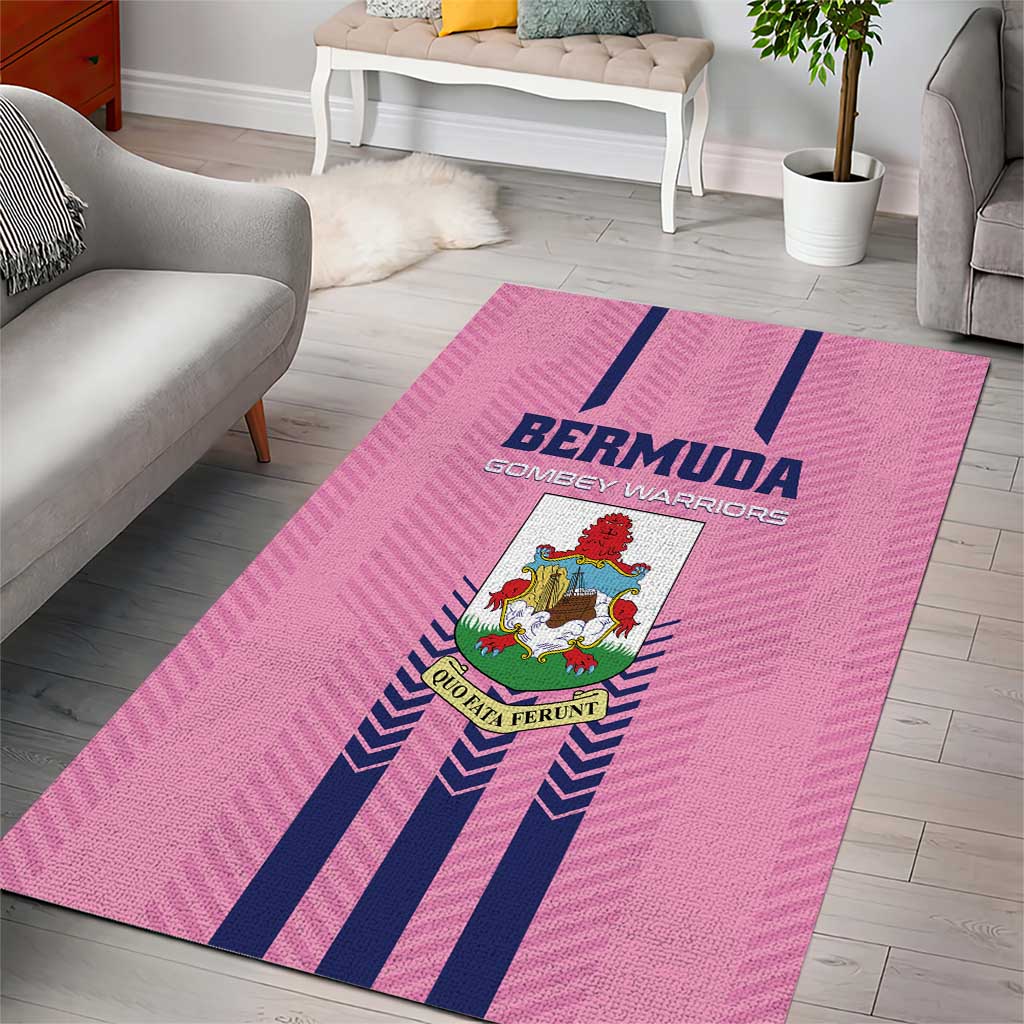 Football Bermuda Area Rug Gombey Warriors Go Champions - Wonder Print Shop