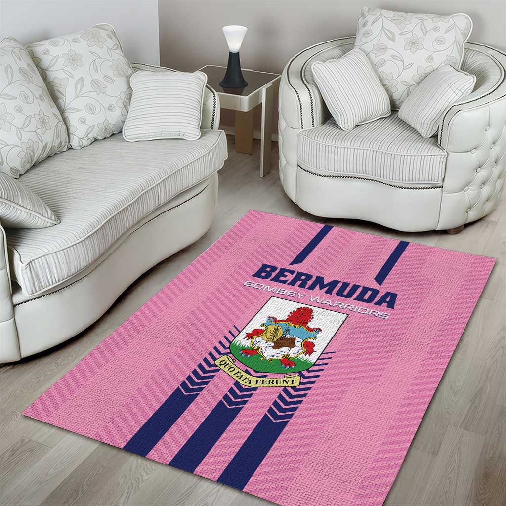 Football Bermuda Area Rug Gombey Warriors Go Champions - Wonder Print Shop