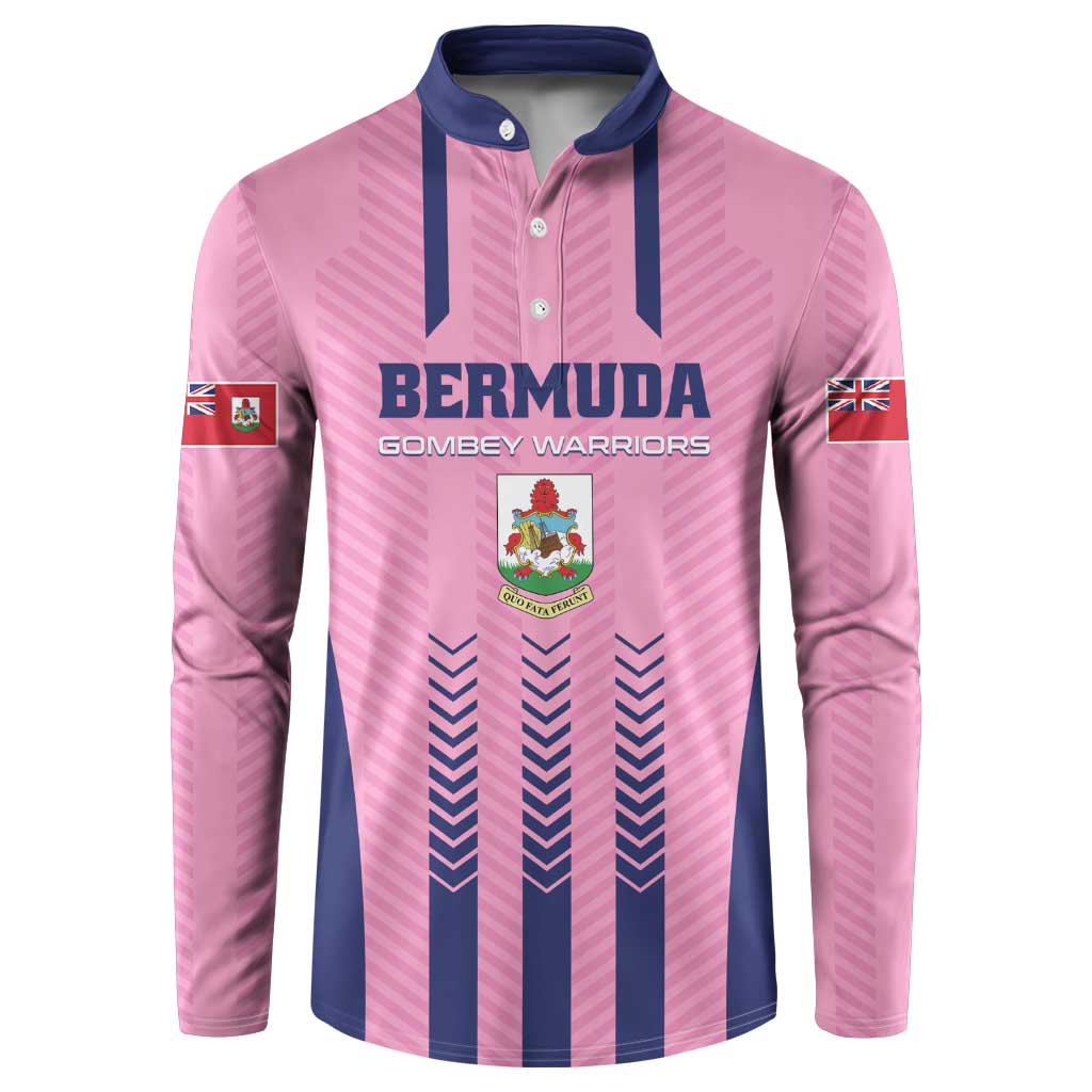 Custom Football Bermuda Button Sweatshirt Gombey Warriors Go Champions - Wonder Print Shop