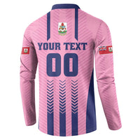 Custom Football Bermuda Button Sweatshirt Gombey Warriors Go Champions - Wonder Print Shop