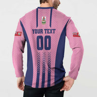 Custom Football Bermuda Button Sweatshirt Gombey Warriors Go Champions - Wonder Print Shop