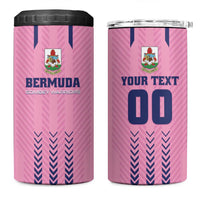 Custom Football Bermuda 4 in 1 Can Cooler Tumbler Gombey Warriors Go Champions - Wonder Print Shop