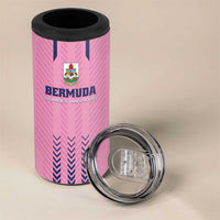 Custom Football Bermuda 4 in 1 Can Cooler Tumbler Gombey Warriors Go Champions - Wonder Print Shop