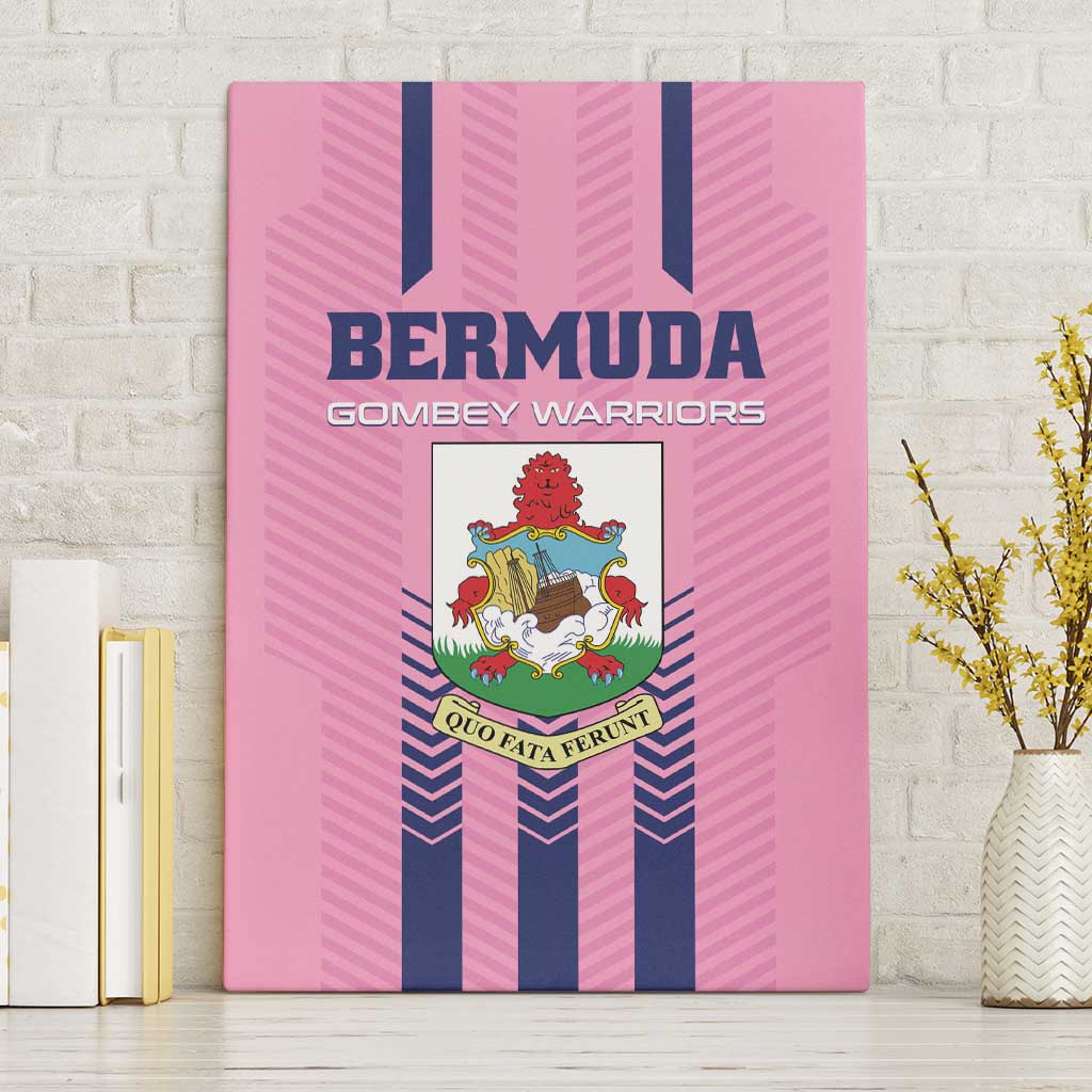 Football Bermuda Canvas Wall Art Gombey Warriors Go Champions - Wonder Print Shop