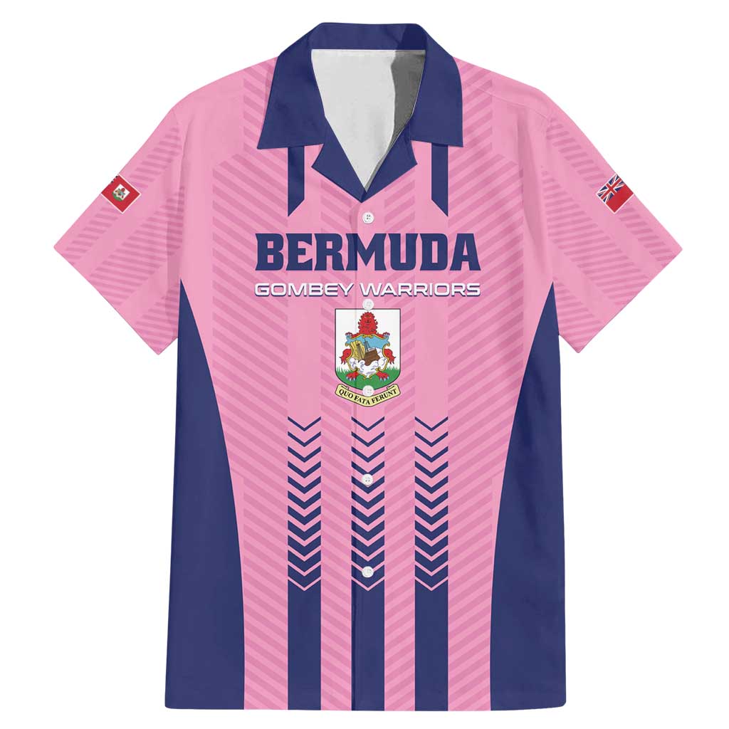 Custom Football Bermuda Family Matching Mermaid Dress and Hawaiian Shirt Gombey Warriors Go Champions - Wonder Print Shop