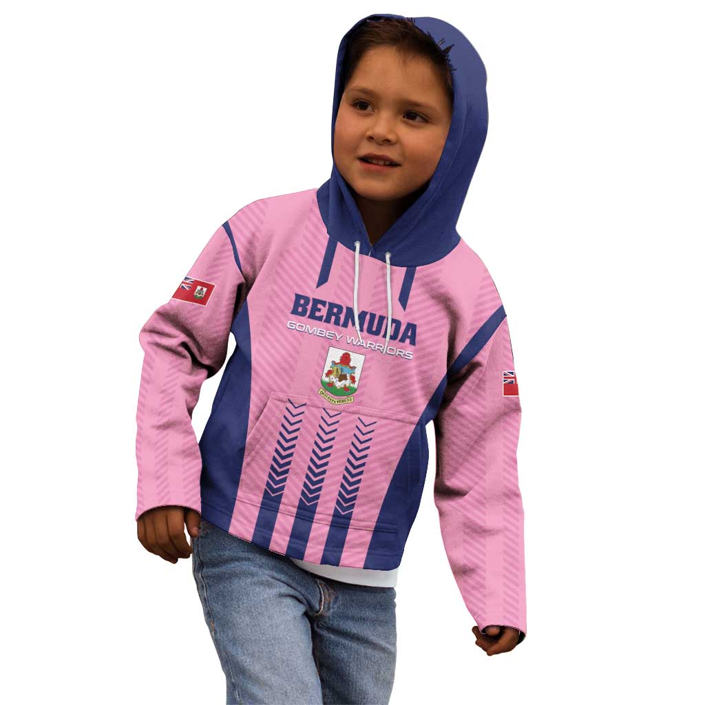 Custom Football Bermuda Kid Hoodie Gombey Warriors Go Champions - Wonder Print Shop