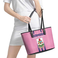 Football Bermuda Leather Tote Bag Gombey Warriors Go Champions - Wonder Print Shop