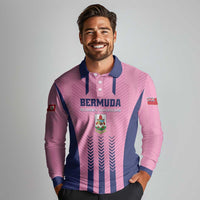 Custom Football Bermuda Long Sleeve Polo Shirt Gombey Warriors Go Champions - Wonder Print Shop