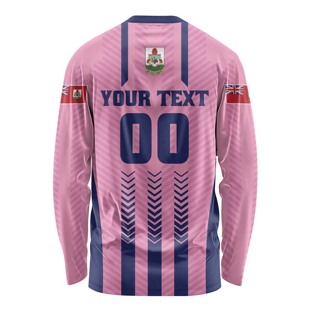 Custom Football Bermuda Long Sleeve Shirt Gombey Warriors Go Champions - Wonder Print Shop