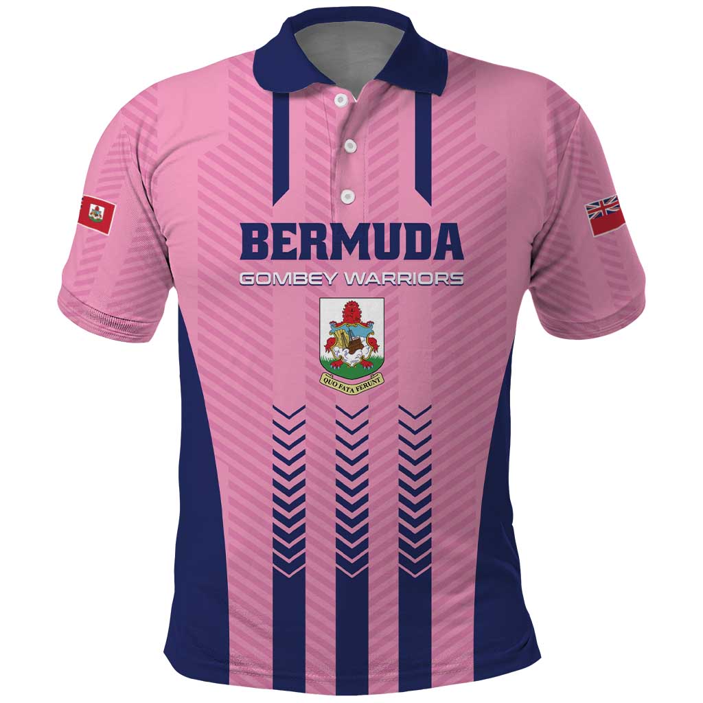 Custom Football Bermuda Polo Shirt Gombey Warriors Go Champions - Wonder Print Shop