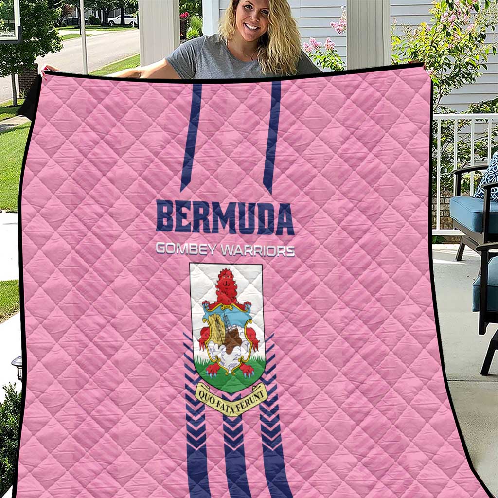Football Bermuda Quilt Gombey Warriors Go Champions - Wonder Print Shop