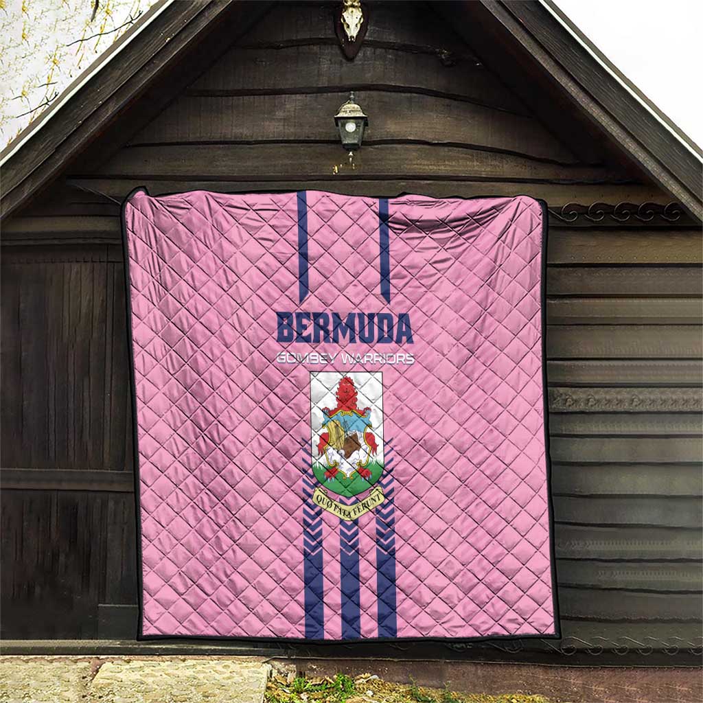 Football Bermuda Quilt Gombey Warriors Go Champions - Wonder Print Shop