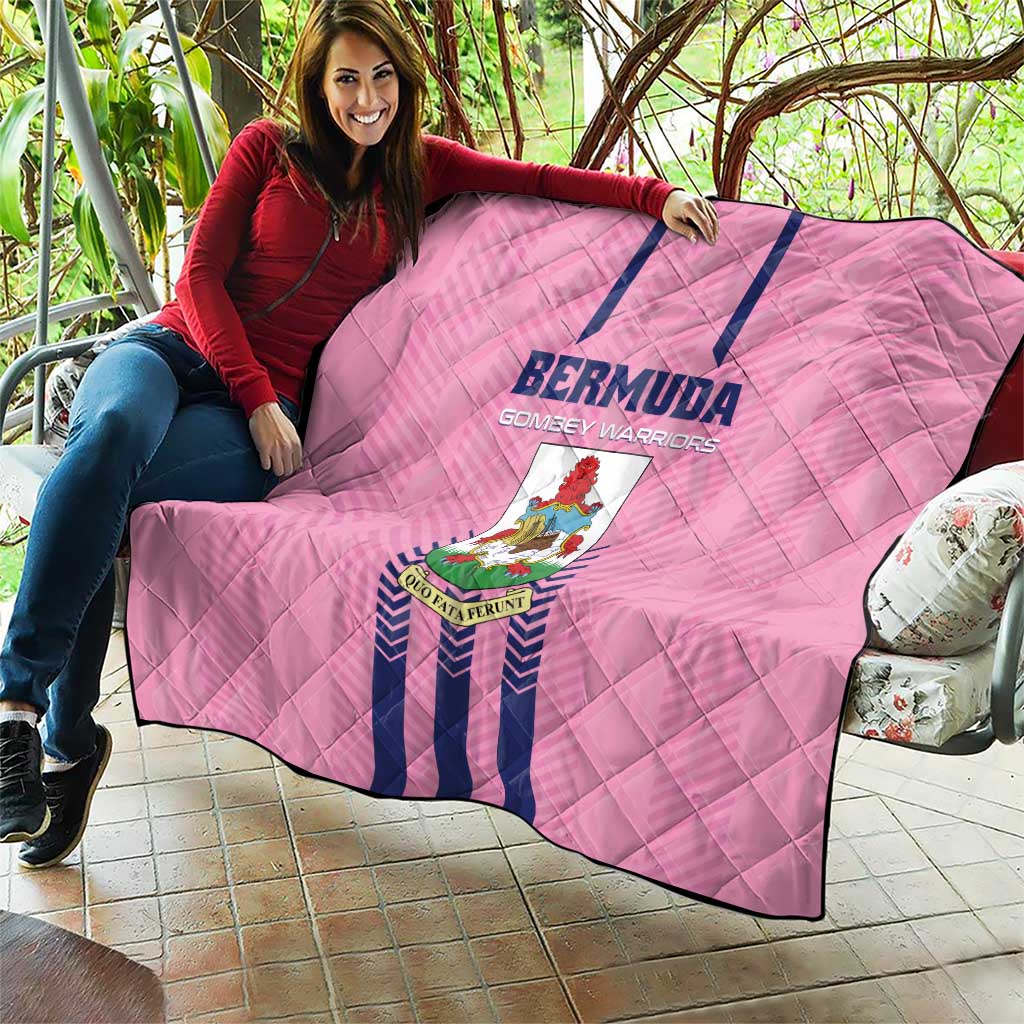 Football Bermuda Quilt Gombey Warriors Go Champions - Wonder Print Shop
