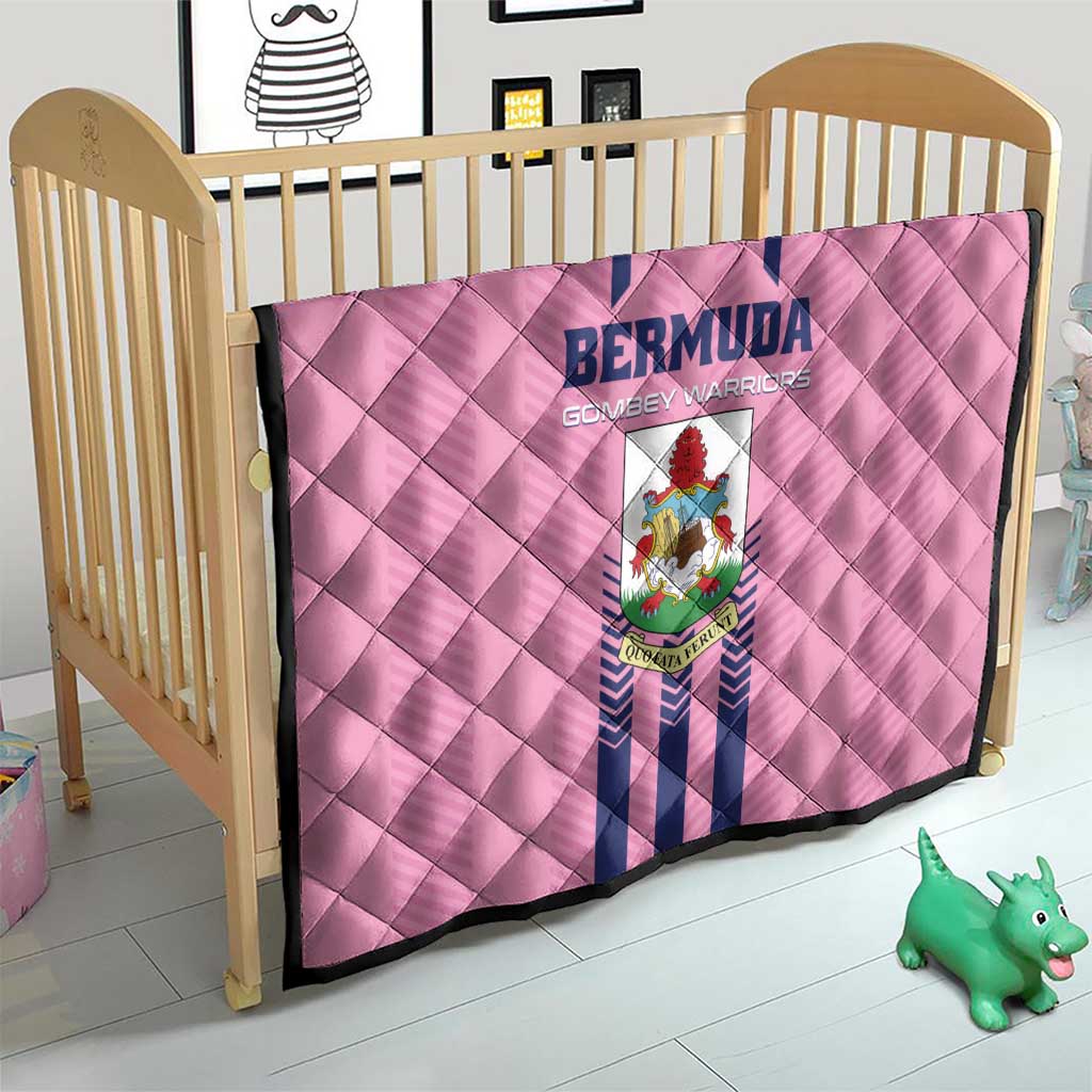 Football Bermuda Quilt Gombey Warriors Go Champions - Wonder Print Shop