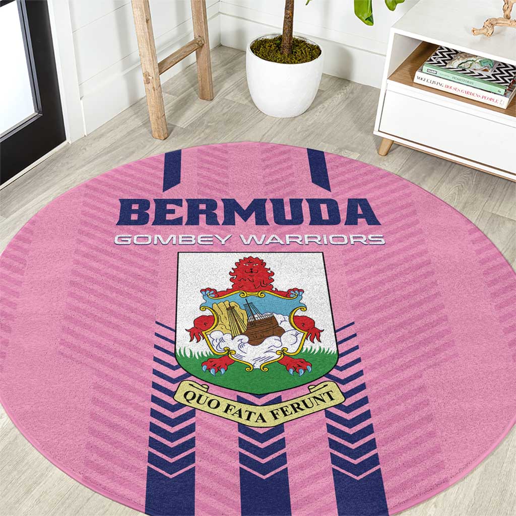 Football Bermuda Round Carpet Gombey Warriors Go Champions - Wonder Print Shop