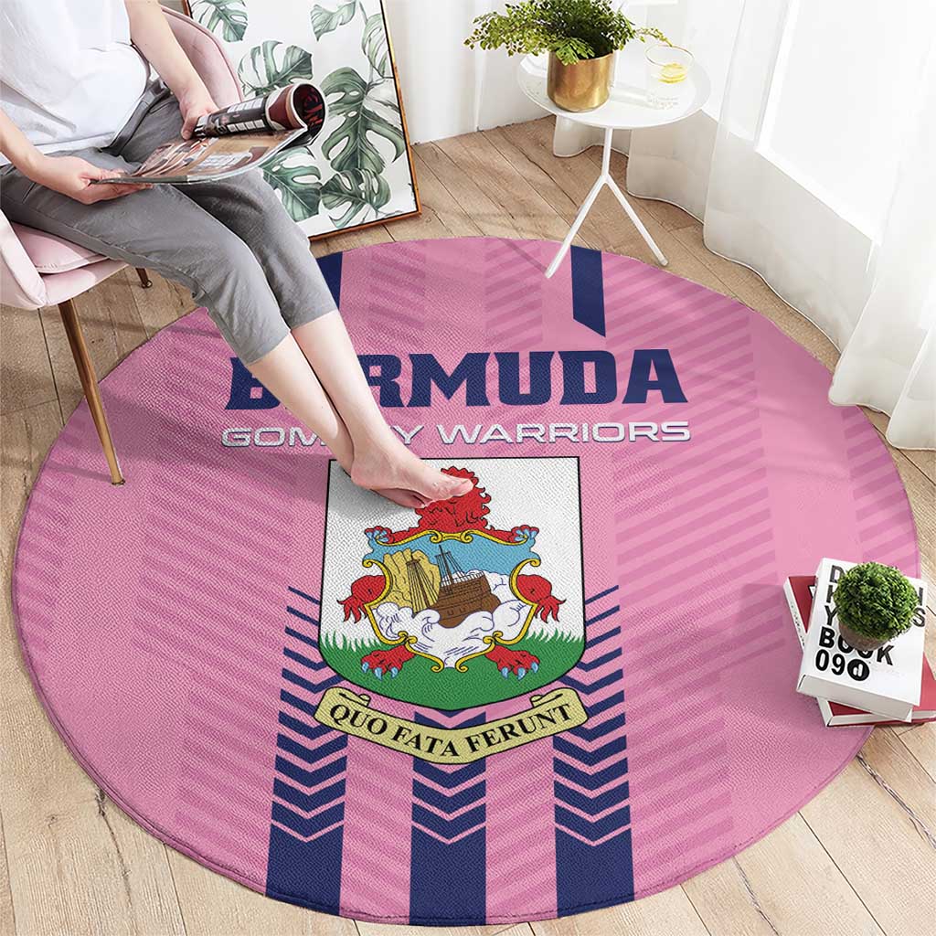 Football Bermuda Round Carpet Gombey Warriors Go Champions - Wonder Print Shop