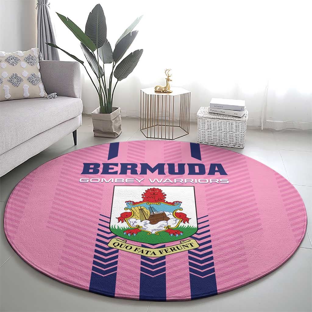 Football Bermuda Round Carpet Gombey Warriors Go Champions - Wonder Print Shop