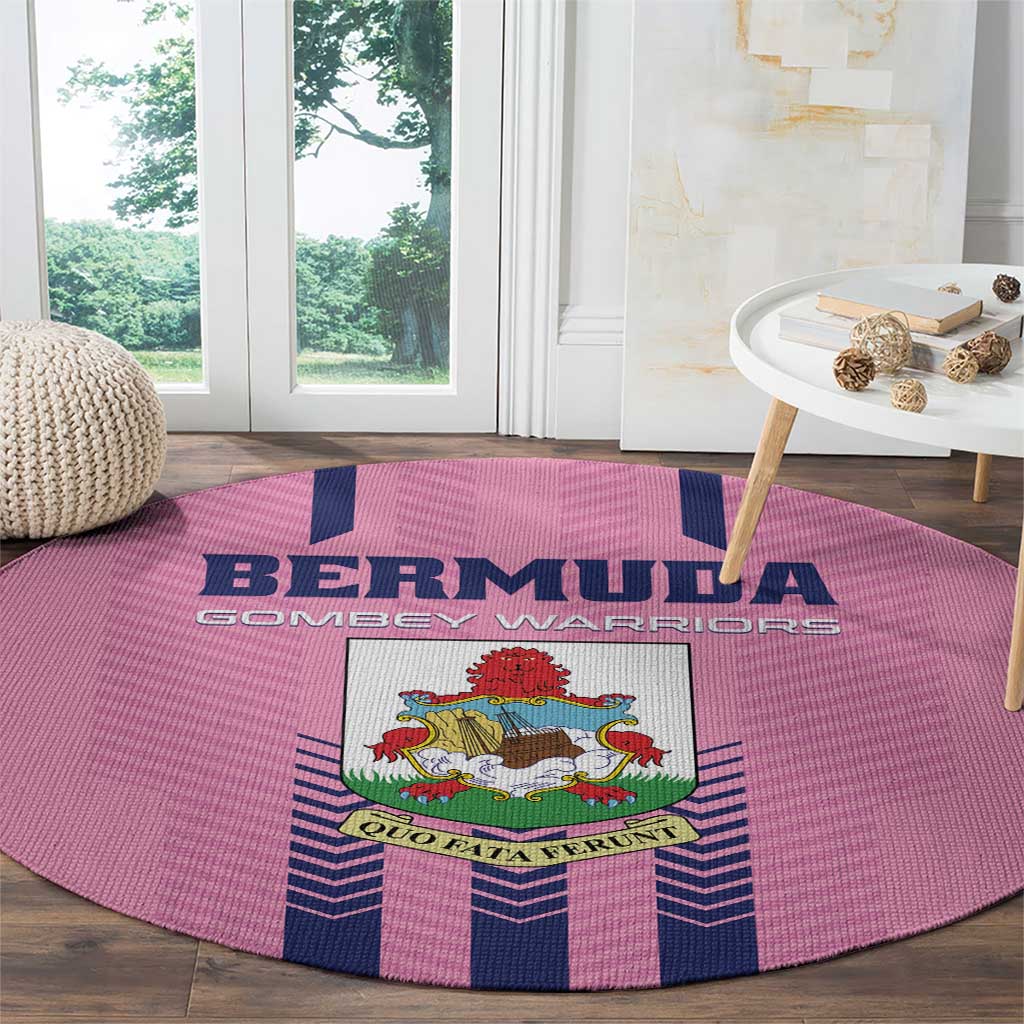Football Bermuda Round Carpet Gombey Warriors Go Champions - Wonder Print Shop