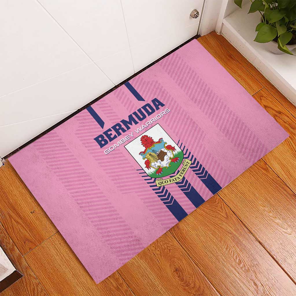 Football Bermuda Rubber Doormat Gombey Warriors Go Champions - Wonder Print Shop