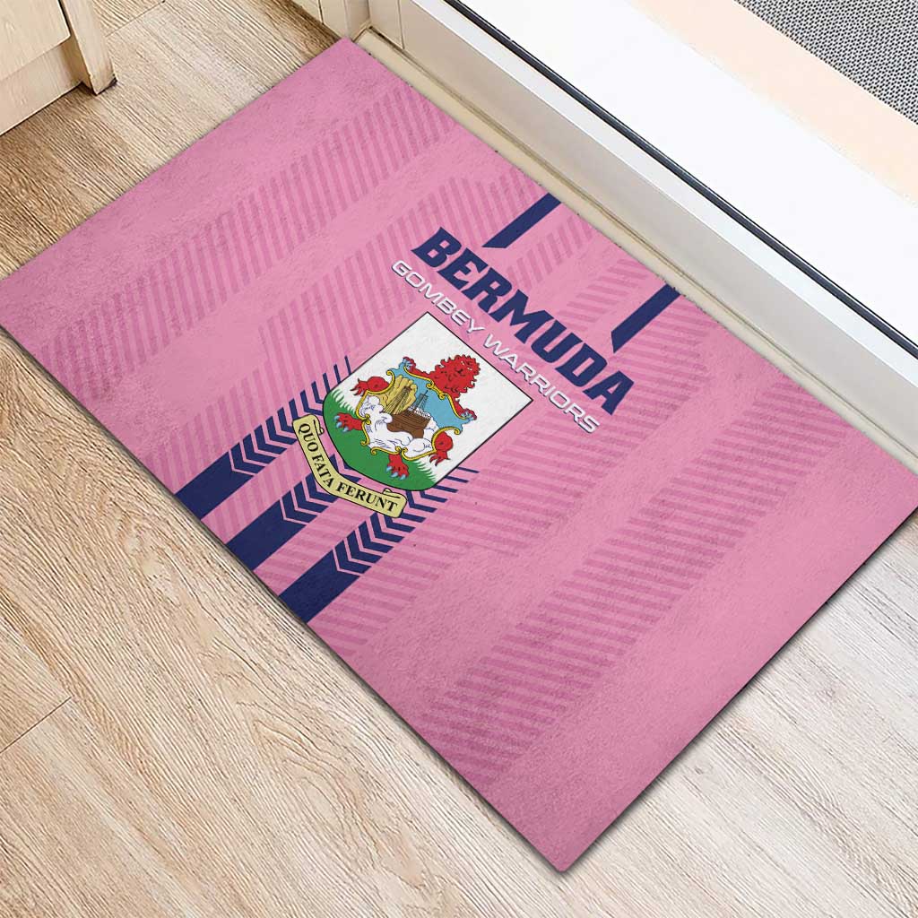 Football Bermuda Rubber Doormat Gombey Warriors Go Champions - Wonder Print Shop
