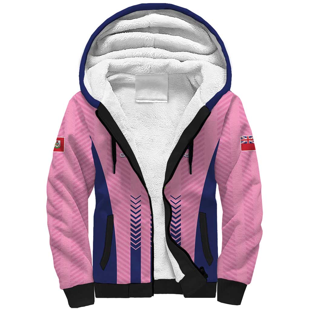 Custom Football Bermuda Sherpa Hoodie Gombey Warriors Go Champions - Wonder Print Shop