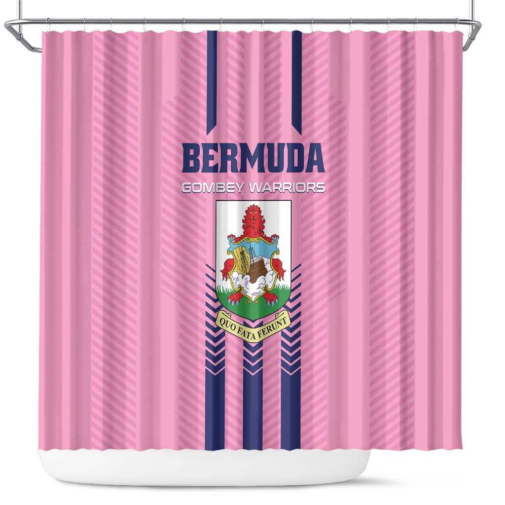 Football Bermuda Shower Curtain Gombey Warriors Go Champions - Wonder Print Shop