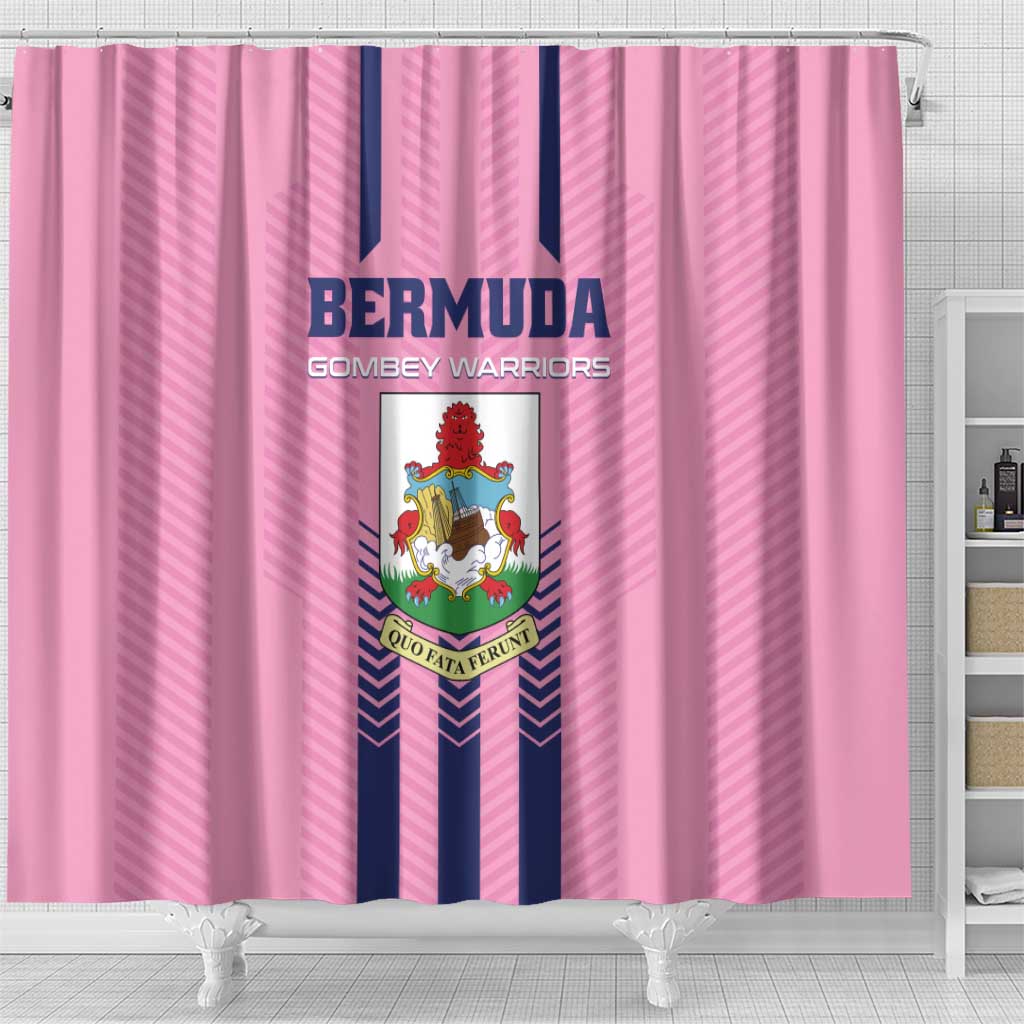 Football Bermuda Shower Curtain Gombey Warriors Go Champions - Wonder Print Shop