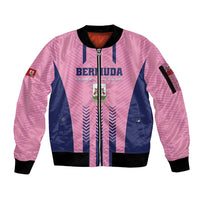 Custom Football Bermuda Sleeve Zip Bomber Jacket Gombey Warriors Go Champions - Wonder Print Shop