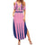 Custom Football Bermuda Summer Maxi Dress Gombey Warriors Go Champions - Wonder Print Shop