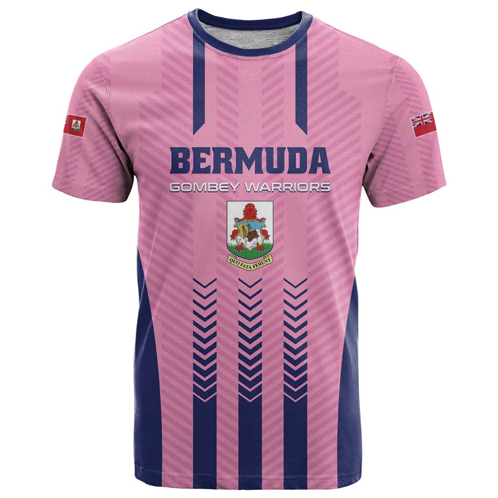 Custom Football Bermuda T Shirt Gombey Warriors Go Champions - Wonder Print Shop