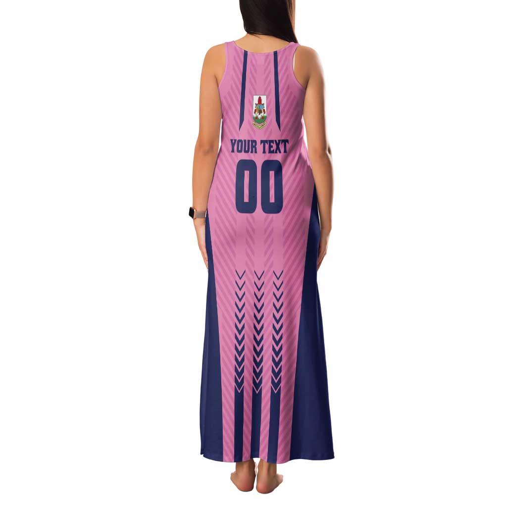Custom Football Bermuda Tank Maxi Dress Gombey Warriors Go Champions - Wonder Print Shop